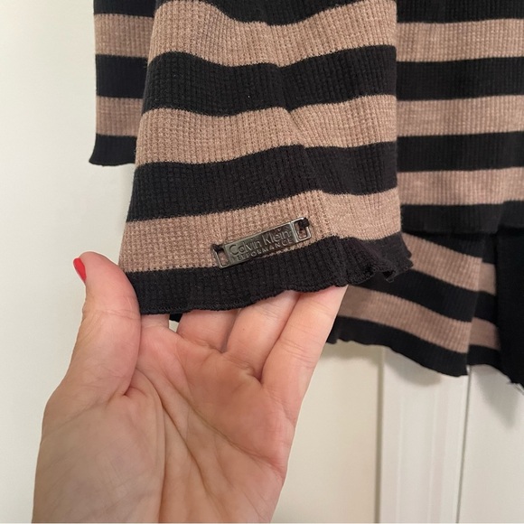 Calvin Klein Performance Quick Dry Hooded Cardigan Black Brown Size Medium - Picture 3 of 8